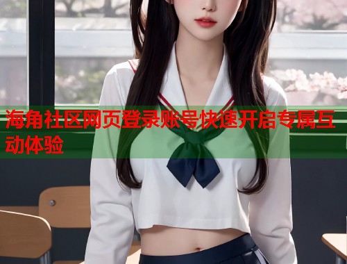 海角社区网页登录账号快速开启专属互动体验 海角社区网页登录账号快速开启专属互动体验