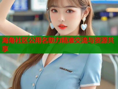 海角社区公用名助力精准交流与资源共享